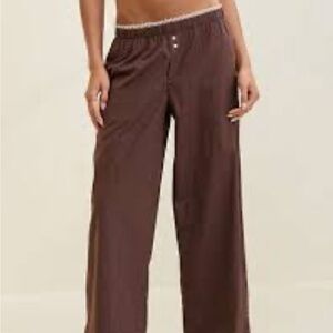 Aerie Off-Duty Poplin Trouser PJ